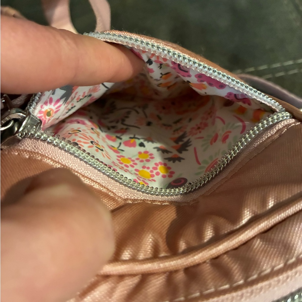 Vera Bradley Rose Gold Quilted Crossbody Bag - Picture 4 of 5